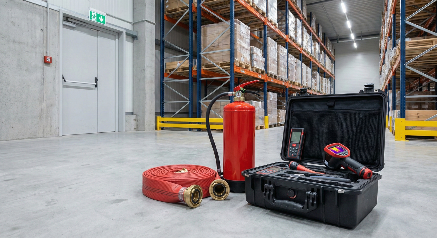 Fachkraft für Arbeitssicherheit bei der Begehung